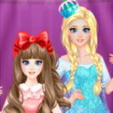 Elsa Sisters Makeup Party